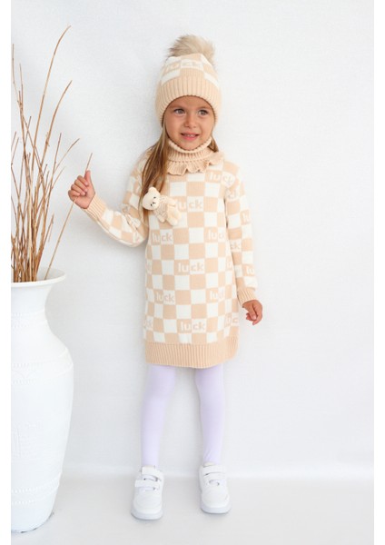 Triko,kazak,bere,boyunluk,kışlık,elbise,kız Çocuk,takım