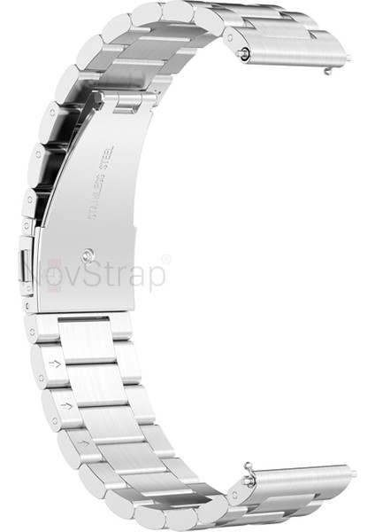 Huawei Watch Gt4/Gt5/Gt6 41mm Watch 5/Gt5 Pro 42mm ile Uyumlu Kordon (18mm Pimli) Çelik Metal Kayış indirimleri