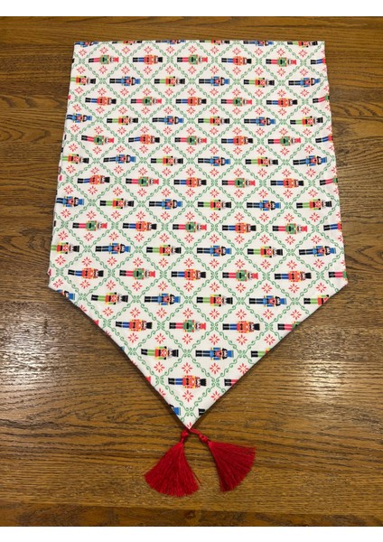 Tuğçe Demir Home Design Küçük Kurşun Asker Desen Runner Supla Set