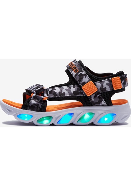 Hypno-Splash Büyük Erkek Çocuk Siyah Işıklı Sandalet 400077L Bgor