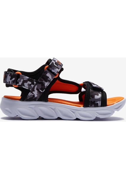 Hypno-Splash Büyük Erkek Çocuk Siyah Işıklı Sandalet 400077L Bgor