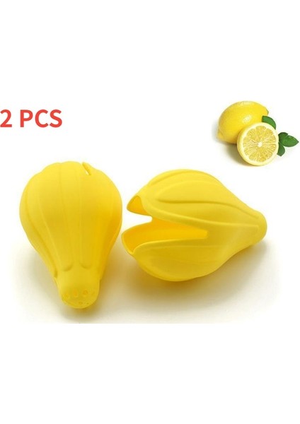 2 Adet Pratik Uygun Gıda Sınıfı Silikon Manuel Sıkacağı Meyve Portakal Limon Basın Sıkacağı Narenciye Sıkacağı Mutfak Gadget Araçları (Yurt Dışından)