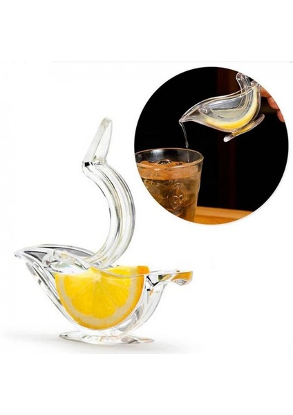 03 1 Adet Mini Limon Presi Sıkma Manuel Meyve Sıkacağı Manuel Meyve Sıkacağımeyve Kuş Şekli Şeffaf Taşınabilir Turuncu Mutfak Ev Aracı (Yurt Dışından)
