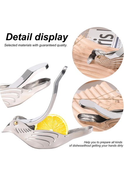 1 Adet Limon Nar Paslanmaz Çelik Manuel Meyve Sıkacağı Narenciye Portakal Kuş Şekli Limon Sıkacağı (Yurt Dışından) fiyatları