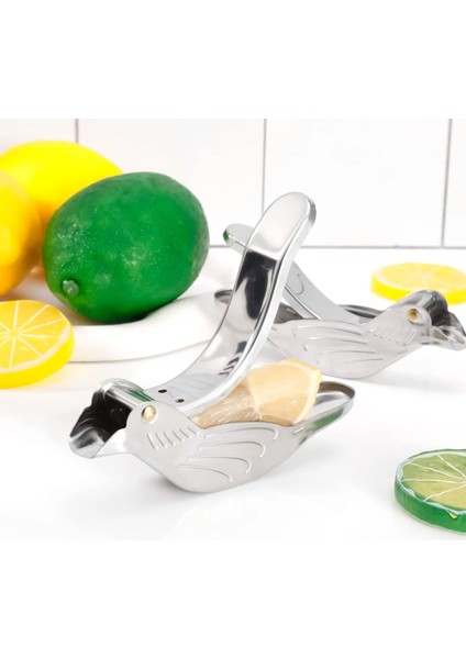 1 Adet Limon Nar Paslanmaz Çelik Manuel Meyve Sıkacağı Narenciye Portakal Kuş Şekli Limon Sıkacağı (Yurt Dışından) fırsatları