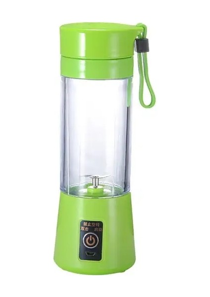 Yeşil 400 ml Taşınabilir USB Elektrikli Meyve Sıkacağı Smoothie Maker Blender Sıkacağı Şişe Suyu Makinesi (Yurt Dışından)
