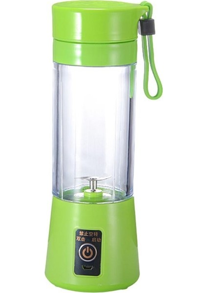 Yeşil 400 ml Taşınabilir USB Elektrikli Meyve Sıkacağı Smoothie Maker Blender Sıkacağı Şişe Suyu Makinesi (Yurt Dışından)