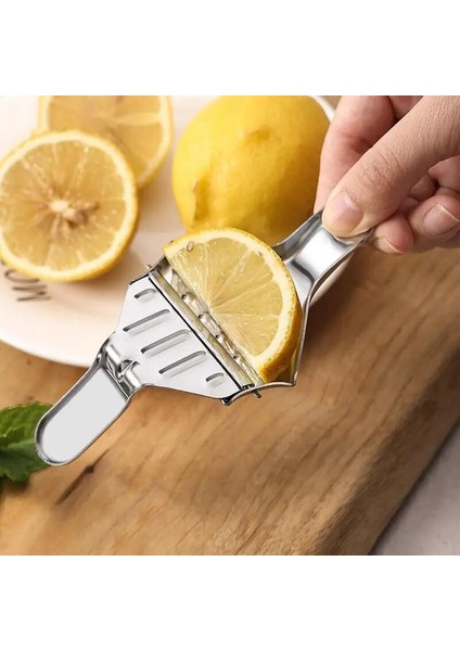 Limon Klip Manuel Şeffaf Meyve Sıkacağı Ev Mutfak Gadget Narenciye Sıkacağı El Portakal Sıkacağı Makinesi Anti Korozyon (Yurt Dışından) fırsatları