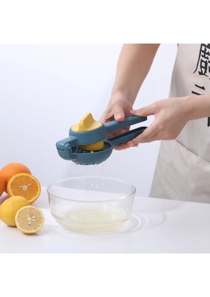 Mavi Yomdıd Yaratıcı Limon Sıkacağı Manuel Portakal Limon Klip Meyve Sıkacağı El Basın Aracı Limon Sıkacağı Ev Mutfak Aksesuarları (Yurt Dışından)