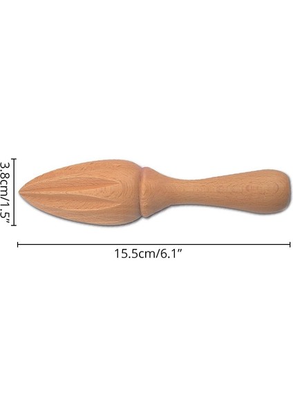 Haki Ahşap Narenciye Sıkacağı, Avrupa Sert Ağacından Yapılmış El Yapımı Limon Sıkacağı, 6,1 Inç (Yurt Dışından) modelleri