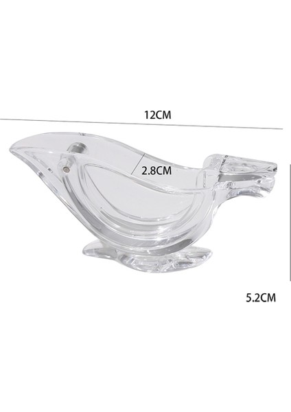 Şeffaf 5 Adet Limon Sıkacağı Uygun Şeffaf Manuel Limon Dilim Sıkacağı Meyve Sıkacağı Ev Mutfak Gadget Sıkacağı Meyve (Yurt Dışından)