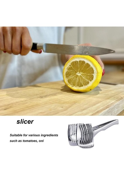 Limon Dilimleyici 1 Pc Limon Kesici Mutfak Paslanmaz Çelik Limon Dilimleyici Öğütücüler Ev Çok Fonksiyonlu Limon Kesici Patates Limon Kesmek Için (Yurt Dışından) modelleri