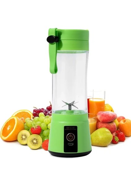 Yeşil 1 Adet Taşınabilir Elektrikli Meyve Sıkacağı, Mini Çok Fonksiyonlu Meyve Sıkacağı Bardağı (Yurt Dışından)