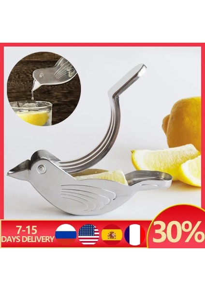 Gri 1 Adet 1 Adet Kuş Limon Kama Sıkacağı Anti Korozyon El Basın Portakal Sıkacağı El Taşınabilir Metal Narenciye Sıkacağı Paslanmaz Çelik (Yurt Dışından) fırsatları