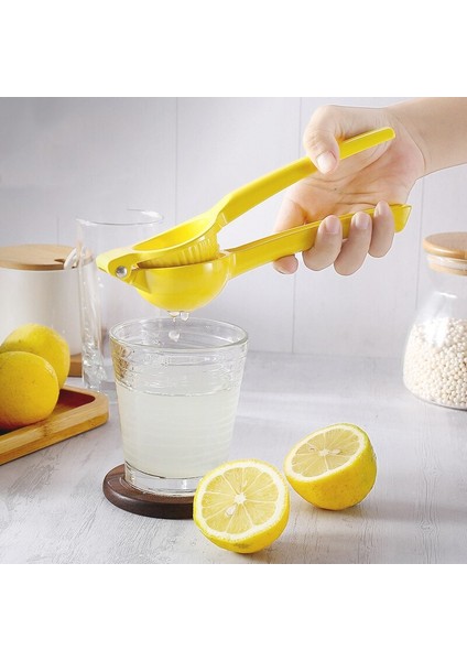 Sarı Taşınabilir Manuel Limon Sıkacağı Alüminyum Alaşımlı El Preslenmiş Portakal Meyve Sıkacağı Mini Blender Limon Sıkacağı Ev Mutfak Aletleri (Yurt Dışından) modelleri