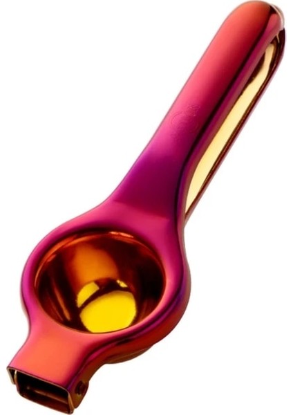 Kırmızı Paslanmaz Çelik El Preslenmiş Portakal Meyve Sıkacağı Ev Manuel Limon Sıkacağı Taşınabilir Pratik Mutfak Mini Blender (Yurt Dışından)