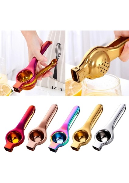 Kırmızı Paslanmaz Çelik El Preslenmiş Portakal Meyve Sıkacağı Ev Manuel Limon Sıkacağı Taşınabilir Pratik Mutfak Mini Blender (Yurt Dışından) fırsatları