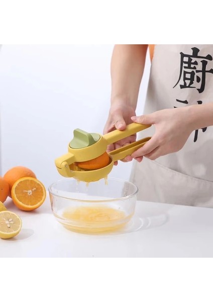Sarı Yomdıd Yaratıcı Limon Sıkacağı Manuel Portakal Limon Klip Meyve Sıkacağı El Basın Aracı Limon Sıkacağı Ev Mutfak Aksesuarları (Yurt Dışından)