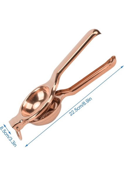 A2 Limon Sıkacağı Paslanmaz Çelik Ergonomik Ultra Uzun Saplı El Sıkacağı, Mutfak Için Kaldırma Halkası ile (Yurt Dışından)