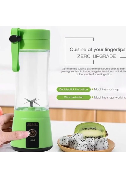 Yeşil 1 Adet Taşınabilir Elektrikli Meyve Sıkacağı, Mini Çok Fonksiyonlu Meyve Sıkacağı Bardağı (Yurt Dışından) fırsatları