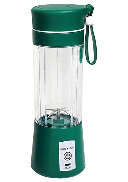 Yeşil 380 ml Taşınabilir Mini Elektrikli Meyve Sıkacağı Otomatik Taze Sıkacağı USB Şarj Meyve Portakal Limon Blender Smoothie Milkshake Makinesi (Yurt Dışından)