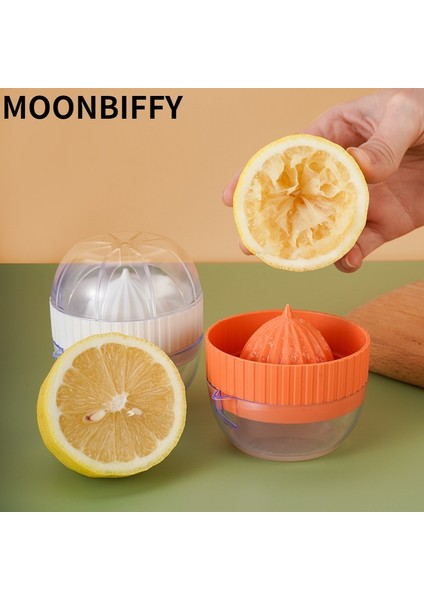 Beyaz Kapaksız El Sıkacağı Narenciye Portakal Sıkacağı Manuel Kapak Döndürme Basın Raybası Limon Kireç Greyfurt Için Süzgeç ve Konteyner Araçları ile (Yurt Dışından) modelleri