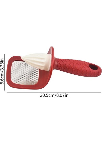 Kırmızı Manuel Limon Sıkacağı Mini Blender Paslanmaz Çelik Narenciye Sıkacağı Taşınabilir 2 In 1 Meyve Sıkacağı Mutfak Alet Aksesuarları (Yurt Dışından)