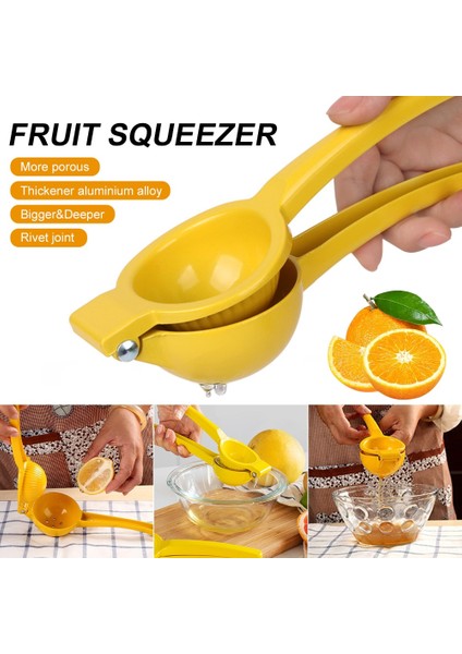 Yeşil Ev Manuel Limon Sıkacağı Alüminyum Alaşımlı El Preslenmiş Portakal Meyve Sıkacağı Taşınabilir Pratik Mutfak Aletleri Mini Blender Aracı (Yurt Dışından) modelleri