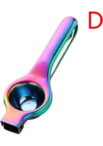 D Manuel Limon Sıkacağı Paslanmaz Çelik Meyve Sıkacağı Mini Ev Nar Portakal Suyu Sıkma Limon Klipsi (Yurt Dışından)