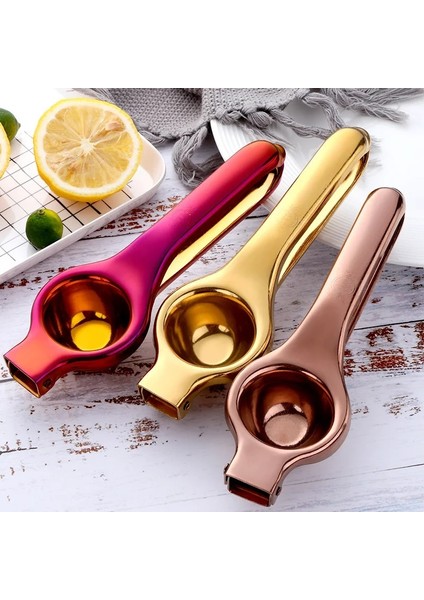 D Manuel Limon Sıkacağı Paslanmaz Çelik Meyve Sıkacağı Mini Ev Nar Portakal Suyu Sıkma Limon Klipsi (Yurt Dışından) fiyatları
