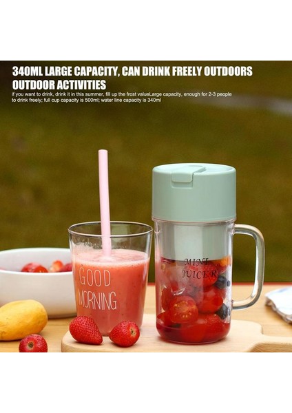 Yeşil Meyve Suyu Karıştırıcı Bardak Taşınabilir Mini Blender Meyve Sıkacağı Bardağı Şarj Edilebilir Meyve Karıştırıcı Makinesi Seyahat Blender Blender Meyve Sıkacağı Bardağı (Yurt Dışından) indirimleri