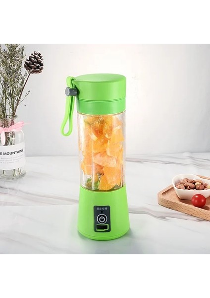 D 420 ml 6 Bıçaklı Taşınabilir Elektrikli Meyve Sıkacağı Bardağı USB Şarj Edilebilir El Smoothie Blender Meyve Karıştırıcılar Milkshake Yapımcısı Makinesi Gıda Sınıfı Karıştırma (Yurt Dışından)