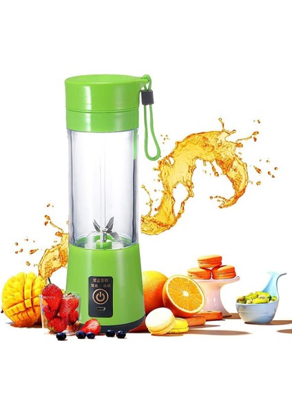 D 420 ml 6 Bıçaklı Taşınabilir Elektrikli Meyve Sıkacağı Bardağı USB Şarj Edilebilir El Smoothie Blender Meyve Karıştırıcılar Milkshake Yapımcısı Makinesi Gıda Sınıfı Karıştırma (Yurt Dışından)
