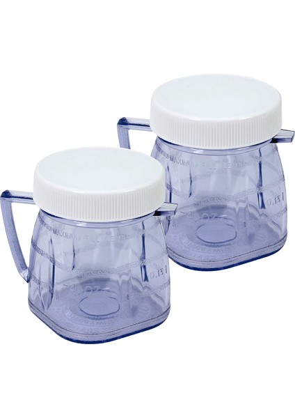 Oster Izer Için Mavi 2 Paket Yedek Parçalar 1 Bardak Mini Plastik Kavanozla Uyumlu Çoğu Blender Aksesuarları (Yurt Dışından)