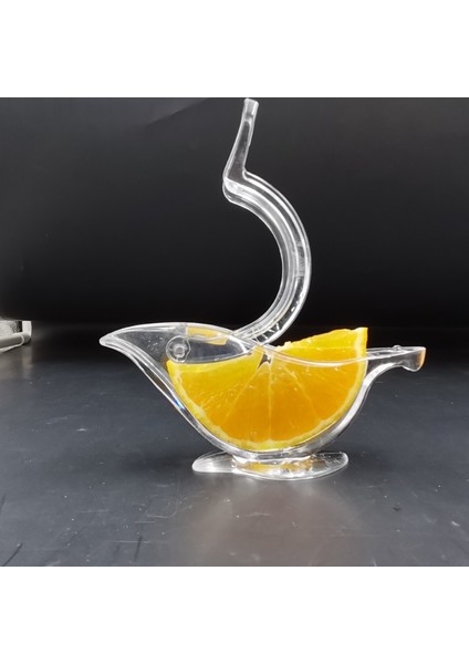 Balık Şekli Manuel Limon Klip Şeffaf Meyve Sıkacağı Kuş Balık Şekli Narenciye Sıkacağı El Portakal Sıkacağı Makinesi Mutfak Bar Gadget (Yurt Dışından)