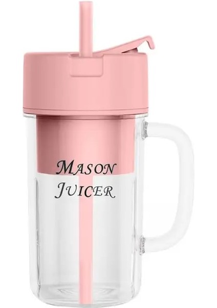 Pembe Seyahat Meyve Sıkacağı Bardağı Suyu Mini Fincan Blender Şarj Edilebilir Meyve Mikser Makinesi Seyahat Blender Blender Meyve Sıkacağı Bardağı Greyfurt (Yurt Dışından)