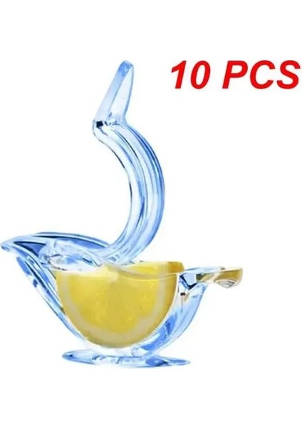 Mavi 10 Adet 5/8/10 Adet Akrilik Moda Aşınmaya Dayanıklı Limon Tutam Güvenlik Pratik Meyve Sıkacağı Mutfak Meyve Basit Dayanıklı Alet Uygun (Yurt Dışından)