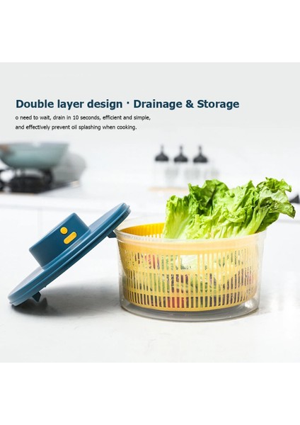 Gri Elektrikli Drenaj Sepeti Meyve Sebze Çok Fonksiyonlu Salata Kurutucu Kurutucu Kase (Yurt Dışından) fırsatları