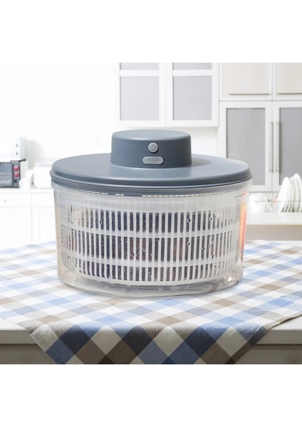 Gri Elektrikli Drenaj Sepeti Meyve Sebze Çok Fonksiyonlu Salata Kurutucu Kurutucu Kase (Yurt Dışından) indirimleri