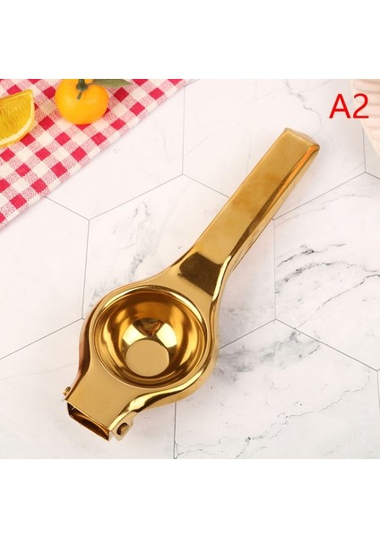 A2 Limon Sıkacağı Paslanmaz Çelik Portakal Meyve Sıkacağı Sıkacağı Portakal Sıkacağı Kolu Basın Çok Fonksiyonlu Mutfak Aletleri (Yurt Dışından)