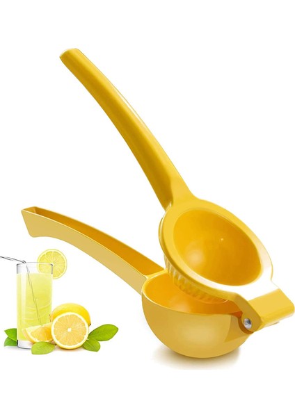 Sarı Manuel Sıkacağı Narenciye Limon Sıkacağı Kireç Suyu Presi, En Taze Meyve Suyu Sıkmak Için Profesyonel Mutfak Aletleri-Sarı (Yurt Dışından)