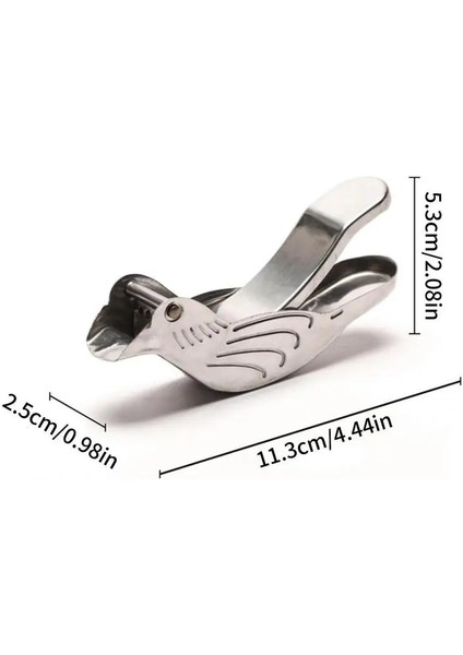 Gümüş Manuel Paslanmaz Çelik Limon Sıkacağı Kuş Şekilli Portakal Narenciye Sıkacağı Mutfak Meyve Aletleri ve Aksesuarları (Yurt Dışından) modelleri