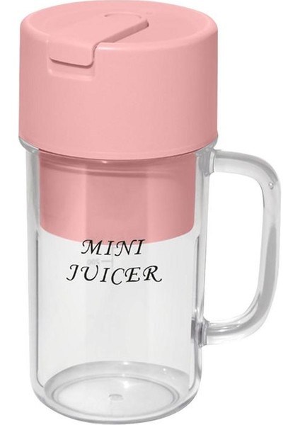 Pembe Elektrikli Meyve Sıkacağı Suyu Mini Fincan Blender Şarj Edilebilir Meyve Mikser Makinesi Seyahat Blender Blender Meyve Sıkacağı Bardağı Greyfurt Portakal (Yurt Dışından)