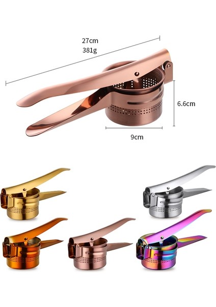 Gümüş A 1xstainless Çelik Manuel Meyve Nar Sıkacağı Portakal Limon Sıkacağı El Basın Mutfak Aletleri Patates Ezici Ricer Maker Aracı (Yurt Dışından) fiyatları