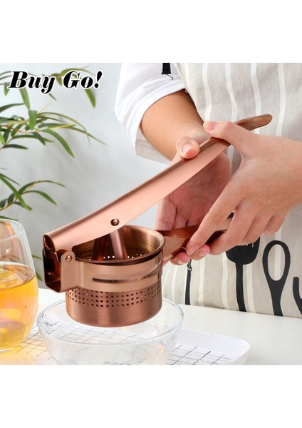 Gümüş A 1xstainless Çelik Manuel Meyve Nar Sıkacağı Portakal Limon Sıkacağı El Basın Mutfak Aletleri Patates Ezici Ricer Maker Aracı (Yurt Dışından) fırsatları