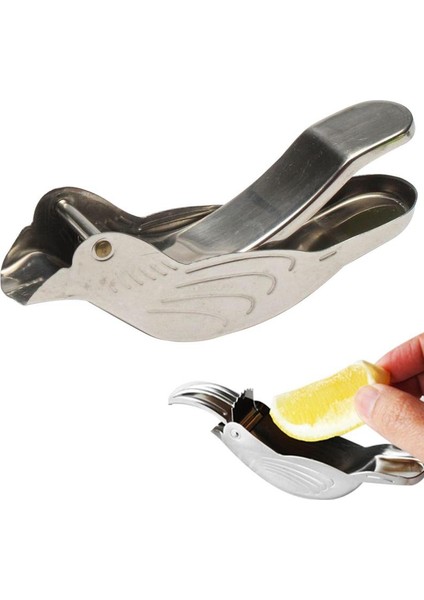Gümüş Manuel Paslanmaz Çelik Limon Sıkacağı Kuş Şekilli Portakal Narenciye Sıkacağı Mutfak Meyve Aletleri ve Aksesuarları (Yurt Dışından) indirimleri