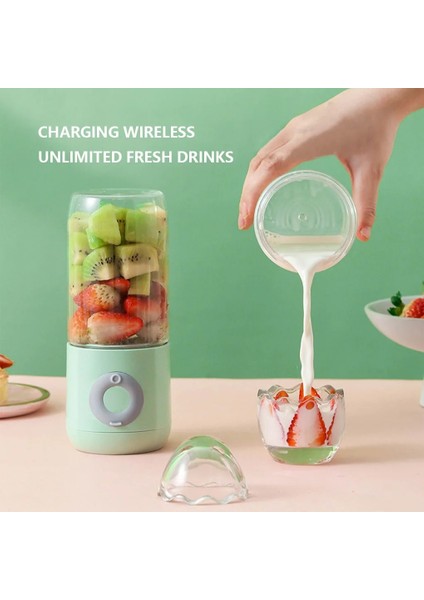 Beyaz Meyve Sıkacağı Kablosuz El 400 ml Meyve Suyu Sıkacağı Şarj Edilebilir Elektrikli Mutfak Sıkacağı Beyaz (Yurt Dışından) indirimleri