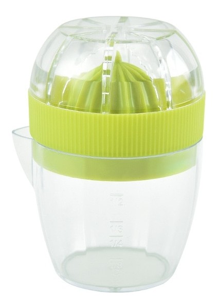 Yeşil Manuel Limon Portakal Sıkacağı Basın Bardak Limon Sıkacağı Kapaklı Plastik Mutfak Narenciye Sıkacağı Dekantör Ağzı ile Meyve Aksesuarları (Yurt Dışından)