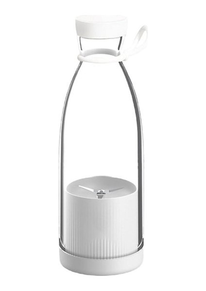 Beyaz Taşınabilir Blender Sıkacağı Şişe Mikser Elektrikli USB Şarj Mini Meyve Süt Karıştırıcılar Meyve Sıkacağı Bardağı Blender Milkshake Suyu Yapımcısı Makinesi (Yurt Dışından)