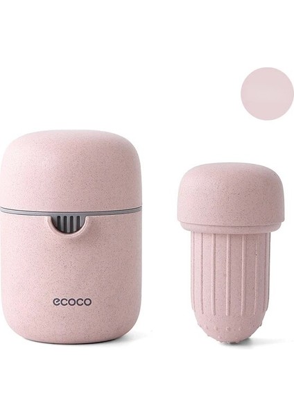 Pembe Ecoco Manuel Taşınabilir Narenciye Sıkacağı Kapaklı Mutfak Aletleri Portakal Limon Sıkacağı Dekantör Şişe Ağzı Çok Fonksiyonlu Mutfak Aksesuarı (Yurt Dışından)